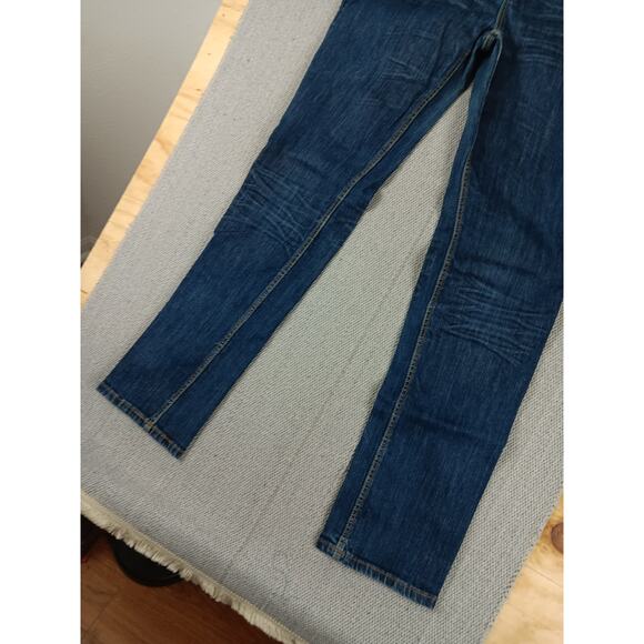 Coogi Denim Jeans Womens 11/12 31X31 Blue Embroidered Spellout Regular Straight - Picture 4 of 14